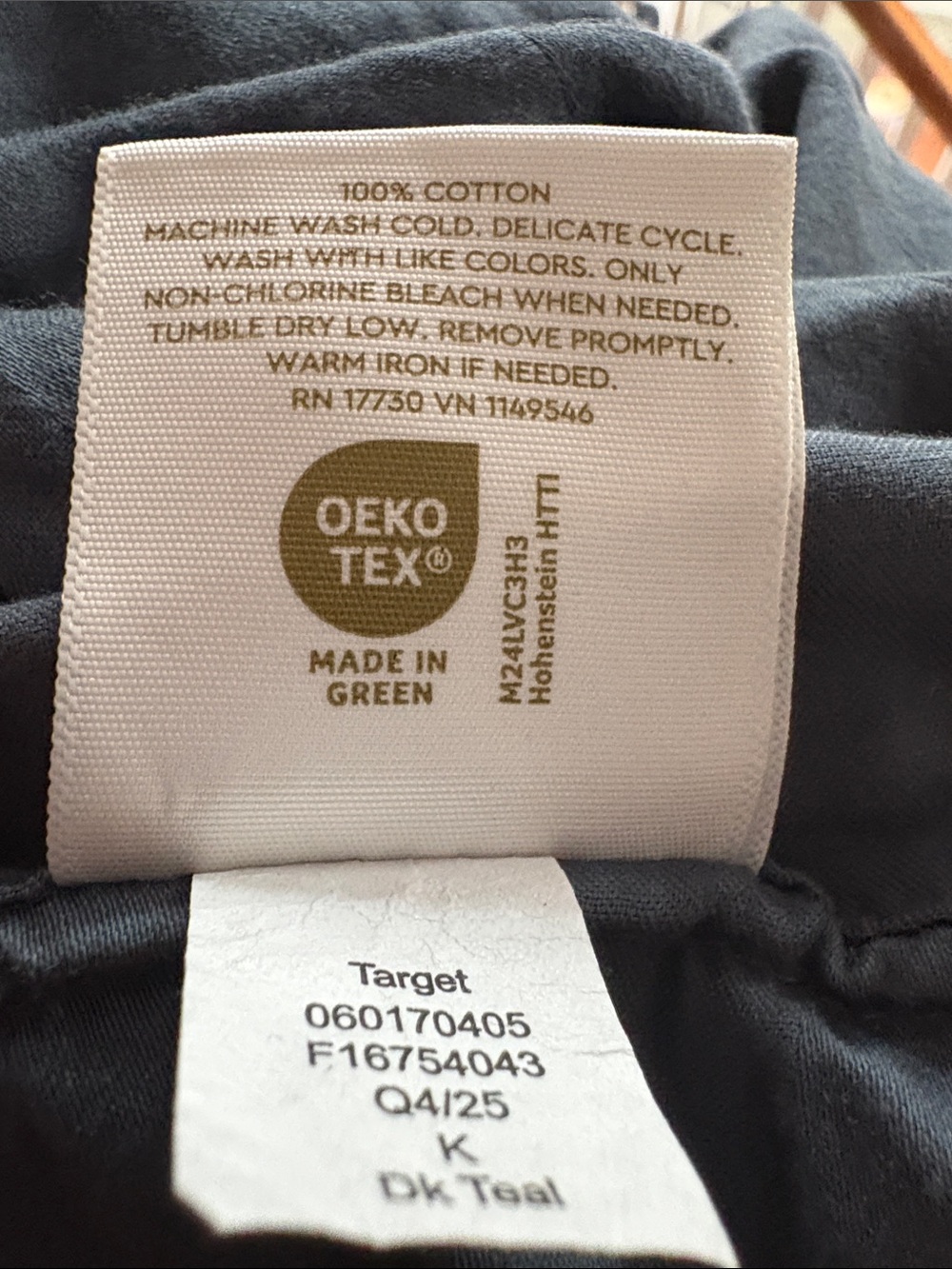 Duvet Cotton Cover in Deep Teal
